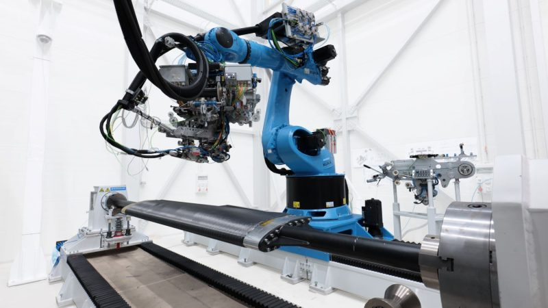 Fabrication of parts using AFP process