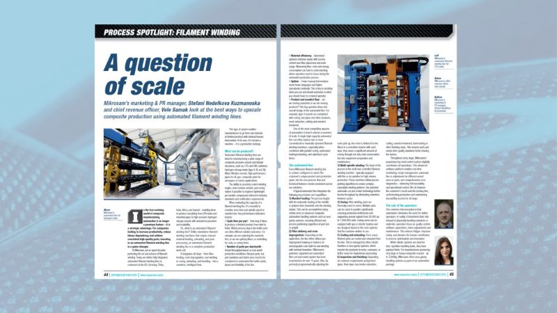 Composites in Manufacturing Magazine Feature: A question of scale